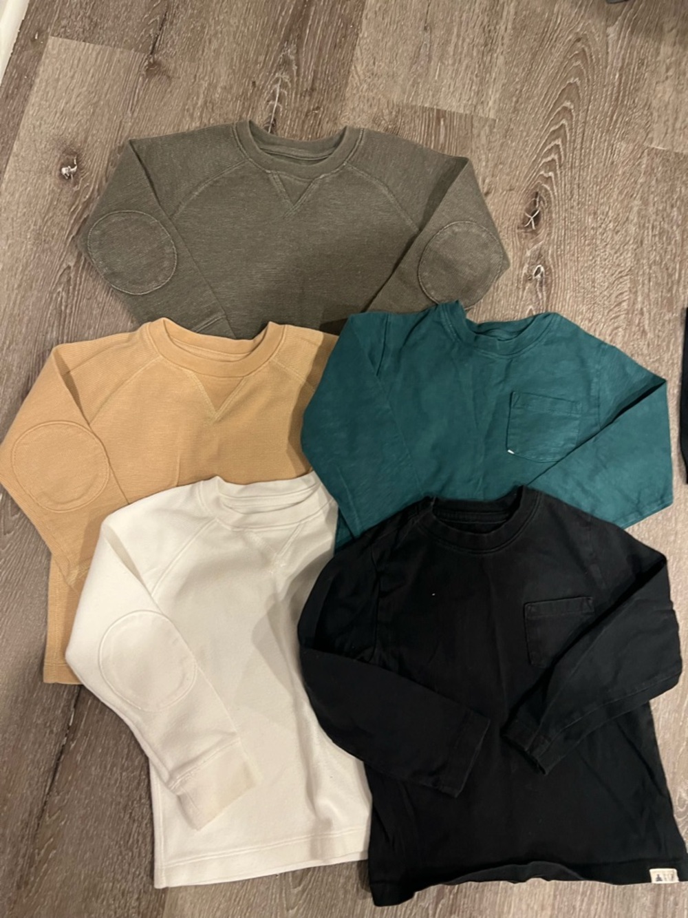GAP Kids Toddler Long Sleeve Tees in Black and Teal